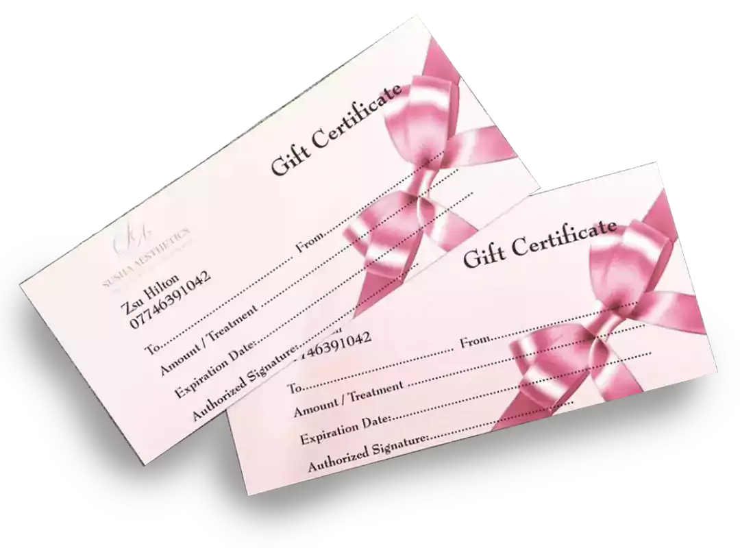 Susha Aesthetics Gift Vouchers